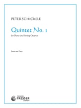 QUINTET #1 STRING QUARTET/ PIANO cover